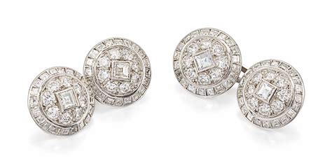 diamond cufflinks cartier|cartier cufflinks for women.